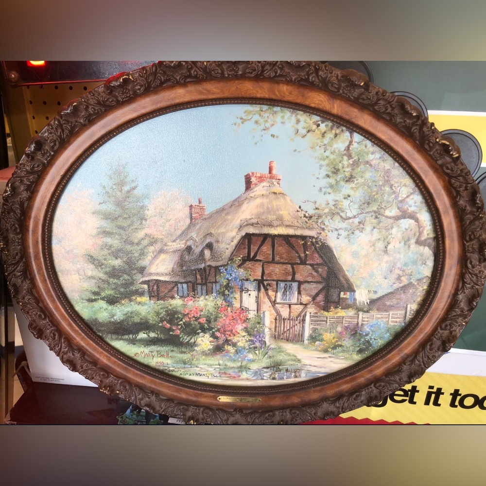 Limited Edition Fine Art “LongParish Cottage” By Marty Bell